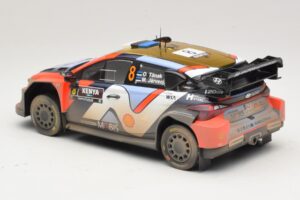 Hyundai i20 N Rally1 #8 O. Tanak / M. Jarveoja Safari Rally Kenya 2025 IXO 1:18 18RMC247A Metal - imaginea 5 din 6