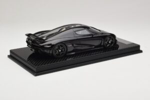 Koenigsegg Regera Negru Pachet Carbon Interior Bej FrontiArt 1:18 REMC042 Rășină - imaginea 2 din 7