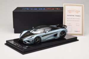 Koenigsegg Regera Albastru Pachet Carbon FrontiArt 1:18 F079-173 Rășină - imaginea 7 din 7