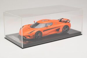 Koenigsegg Regera Portocaliu Pachet Carbon FrontiArt 1:18 F071-153 Rășină - imaginea 6 din 7