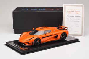 Koenigsegg Regera Portocaliu Pachet Carbon FrontiArt 1:18 F071-153 Rășină - imaginea 7 din 7