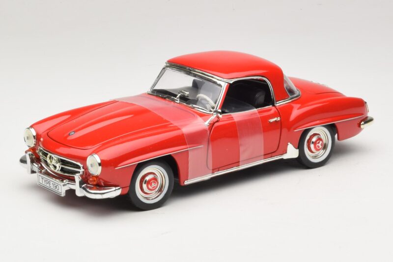 Mercedes 190 SL W121 Coupe Roșu ERTL 1:18 Mercedes 190 SL W121 Coupe Roșu ERTL 1:18 7465 Metal