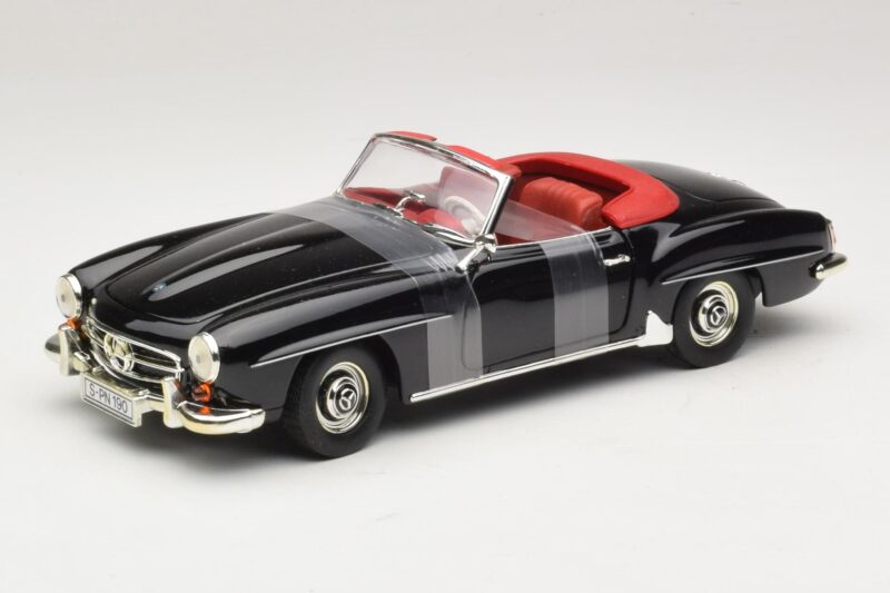 Mercedes 190 SL W121 Roadster Negru ERTL 1:18 Mercedes 190 SL W121 Roadster Negru ERTL 1:18 7464 Metal