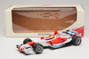 Panasonic Toyota Racing TF106 #12 R. Schumacher 2006 Minichamps 1:18 AM59557K Metal - imaginea 7 din 7