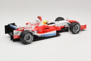Panasonic Toyota Racing TF106 #12 R. Schumacher Presentation 2006 Minichamps 1:18 AM59553G Metal - imaginea 2 din 6
