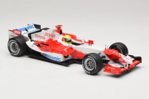 Panasonic Toyota Racing TF106 #12 R. Schumacher Presentation 2006 Minichamps 1:18 AM59553G Metal - imaginea 4 din 6