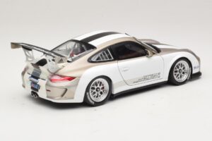 Porsche 911 997 GT3 Cup Alb Cu Dungi 2008 Minichamps 1:18 WAP0210130C Metal - imaginea 3 din 8