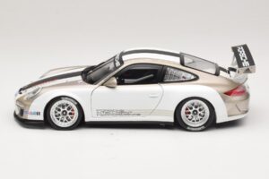 Porsche 911 997 GT3 Cup Alb Cu Dungi 2008 Minichamps 1:18 WAP0210130C Metal - imaginea 4 din 8
