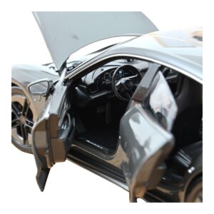 Porsche Taycan Turbo S Slate Grey Neo Norev 1:18 187654 Metal - imaginea 4 din 5