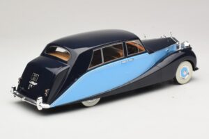 Rolls-Royce Silver Wraith Empress by Hooper Negru & Albastru Închis MCG 1:18 MCG18051 Metal - imaginea 2 din 6