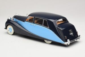 Rolls-Royce Silver Wraith Empress by Hooper Negru & Albastru Închis MCG 1:18 MCG18051 Metal - imaginea 5 din 6