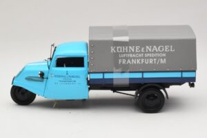 Tempo Hanseat Pickup Kühne & Nagel Frankfurt Minichamps 1:18 180099022 Metal - imaginea 3 din 6