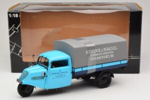 Tempo Hanseat Pickup Kühne & Nagel Frankfurt Minichamps 1:18 180099022 Metal - imaginea 6 din 6