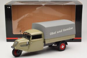 Tempo Hanseat Pickup Obst und Gemüse Minichamps 1:18 150099040 Metal - imaginea 6 din 6