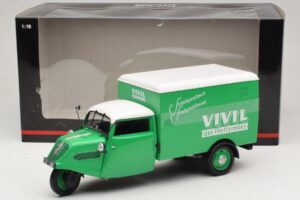 Tempo Hanseat Furgonetă Vivil Verde Minichamps 1:18 150099043 Metal - imaginea 6 din 6