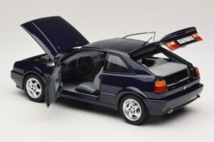 Volkswagen Corrado VR6 Aqua Blue Metallic Ediție Limitată Norev 1:18 188660 Metal - imaginea 5 din 8