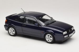 Volkswagen Corrado VR6 Aqua Blue Metallic Ediție Limitată Norev 1:18 188660 Metal - imaginea 6 din 8