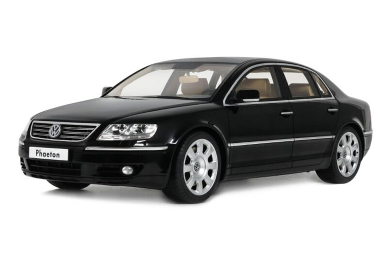 Volkswagen Phaeton 3D 6.0 W12 Negru Otto 1:18 Volkswagen Phaeton 3D 6.0 W12 Negru Otto 1:18 OT1266 Rășină