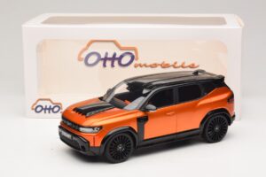 Dacia Duster Mk3 Redust Sport 4x2 Hybrid Metallic Orange Otto 1:18 OT1316 Rășină - imaginea 6 din 6