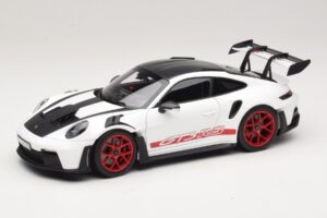 Porsche 911 992 GT3 RS Weissach Package Alb Pyro Red Norev 1:18 187373 Metal