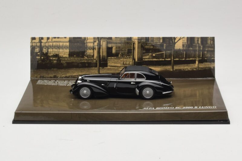 Alfa Romeo 8C 2900B Lungo Negru Minichamps 1:43 436120421 Metal