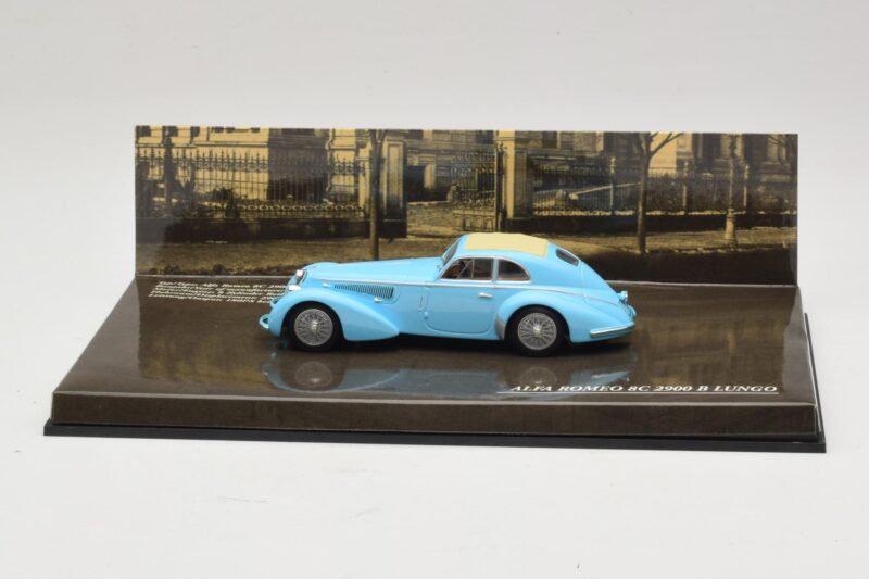 Alfa Romeo 8C 2900B Lungo Albastru Deschis Minichamps 1:43 436120420 Metal