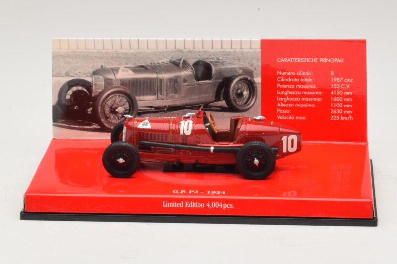 Alfa Romeo P2 #10 Roșu 1924 Minichamps 1:43 Alfa Romeo P2 #10 Roșu 1924 Minichamps 1:43 403241203 Metal