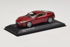 Aston Martin DB9 Roșu Metalizat Minichamps 1:43 400137340 Metal - imaginea 2 din 4