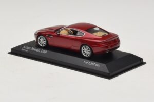 Aston Martin DB9 Roșu Metalizat Minichamps 1:43 400137340 Metal - imaginea 3 din 4
