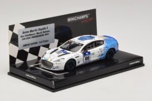 Aston Martin Rapide S #100 Bez / Schubauer 24 Hours of Nurburgring 2013 Minichamps 1:43 437131300 Metal - imaginea 2 din 5