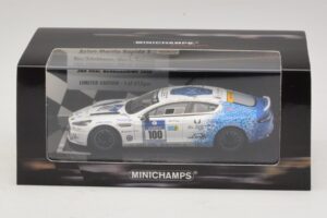 Aston Martin Rapide S #100 Bez / Schubauer 24 Hours of Nurburgring 2013 Minichamps 1:43 437131300 Metal - imaginea 5 din 5