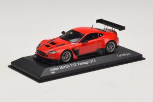 Aston Martin V12 Vantage GT3 Roșu Minichamps 1:43 4371121392 Metal - imaginea 2 din 4