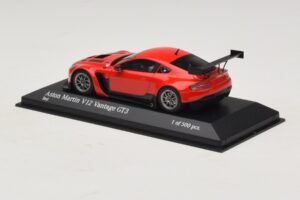 Aston Martin V12 Vantage GT3 Roșu Minichamps 1:43 4371121392 Metal - imaginea 3 din 4
