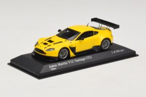 Aston Martin V12 Vantage GT3 Galben Minichamps 1:43 437121391 Metal - imaginea 2 din 4