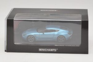Aston Martin V12 Zagato Alba Blue Minichamps 1:43 437137222 Metal - imaginea 5 din 5