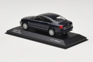 Audi A6 C5 Albastru Metalizat Minichamps 1:43 430010201 Metal - imaginea 3 din 4