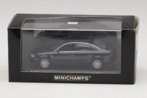 Audi A6 C5 Albastru Metalizat Minichamps 1:43 430010201 Metal - imaginea 4 din 4