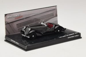Audi Front 225 Roadster Negru Minichamps 1:43 437019131 Metal - imaginea 2 din 5