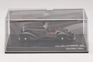 Audi Front 225 Roadster Negru Minichamps 1:43 437019131 Metal - imaginea 4 din 5