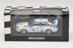 Audi Quattro #4 S. Blomqvist / B. Cederberg Rally Sweden Winner 1982 Minichamps 1:43 430821904 Metal - imaginea 4 din 4