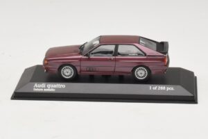 Audi Quattro Maro Metalizat Minichamps 1:43 430019429 Metal