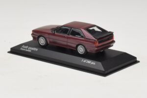 Audi Quattro Maro Metalizat Minichamps 1:43 430019429 Metal - imaginea 3 din 4