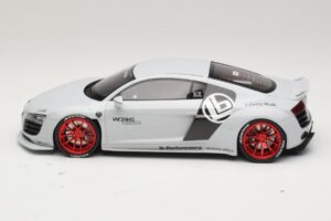 Audi R8 42 Liberty Walk Alb GT Spirit 1:18 GT325 Rășină - imaginea 3 din 6