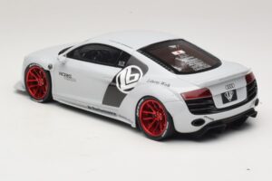 Audi R8 42 Liberty Walk Alb GT Spirit 1:18 GT325 Rășină - imaginea 5 din 6
