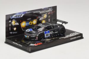 Audi R8 LMS GT3 #100 M. Ekstrom / O. Jarvis Abt Sportsline 24 Hours of Nurburgring 2010 Minichamps 1:43 437101900 Metal - imaginea 2 din 5