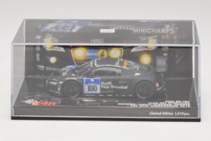 Audi R8 LMS GT3 #100 M. Ekstrom / O. Jarvis Abt Sportsline 24 Hours of Nurburgring 2010 Minichamps 1:43 437101900 Metal - imaginea 4 din 5