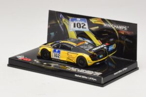 Audi R8 LMS GT3 #102 H-J. Stuck / H. Heyer Black Falcon 24 Hours of Nurburgring 2010 Minichamps 1:43 437101912 Metal - imaginea 3 din 5