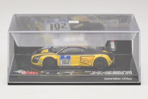 Audi R8 LMS GT3 #102 H-J. Stuck / H. Heyer Black Falcon 24 Hours of Nurburgring 2010 Minichamps 1:43 437101912 Metal - imaginea 4 din 5