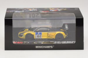 Audi R8 LMS GT3 #102 H-J. Stuck / H. Heyer Black Falcon 24 Hours of Nurburgring 2010 Minichamps 1:43 437101912 Metal - imaginea 5 din 5