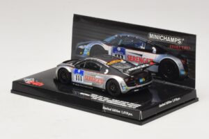 Audi R8 LMS GT3 #111 Metha / Breslin Black Falcon 24 Hours of Nurburgring 2010 Minichamps 1:43 437101911 Metal - imaginea 3 din 5